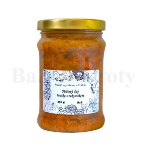 Pečený čaj hruška s rakytníkem